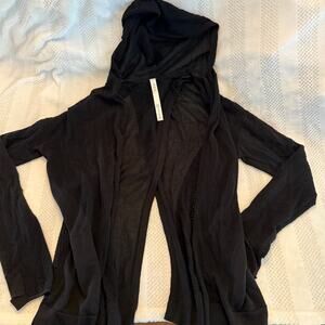 new lululemon Still Movement Wrap Hooded Cardigan Open Knit cardigan size 6